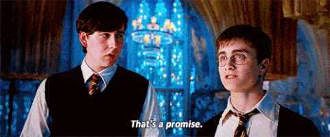 Harry Potter says that's a promise