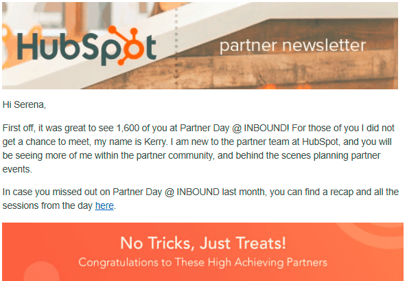 trick or treat email marketing
